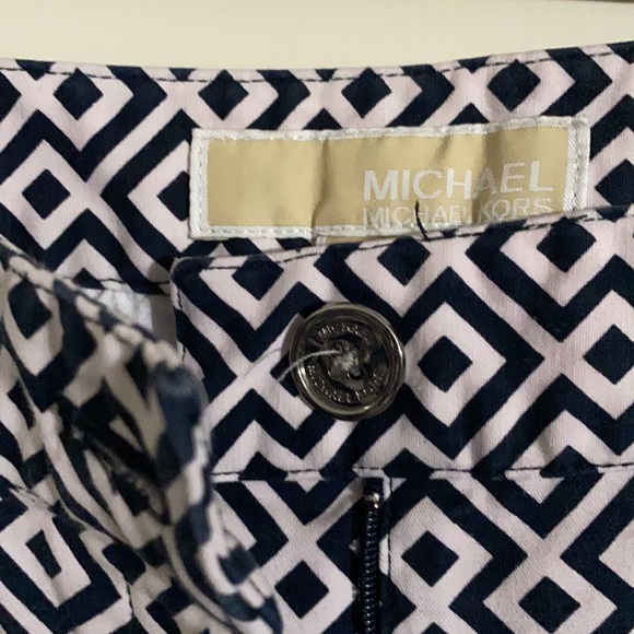 Michael Kors black & white Design Capri Pants S - Picture 2 of 6